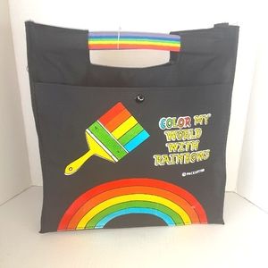 NWT SUPERSAC Rainbow 🌈 Screenprinted Handbag